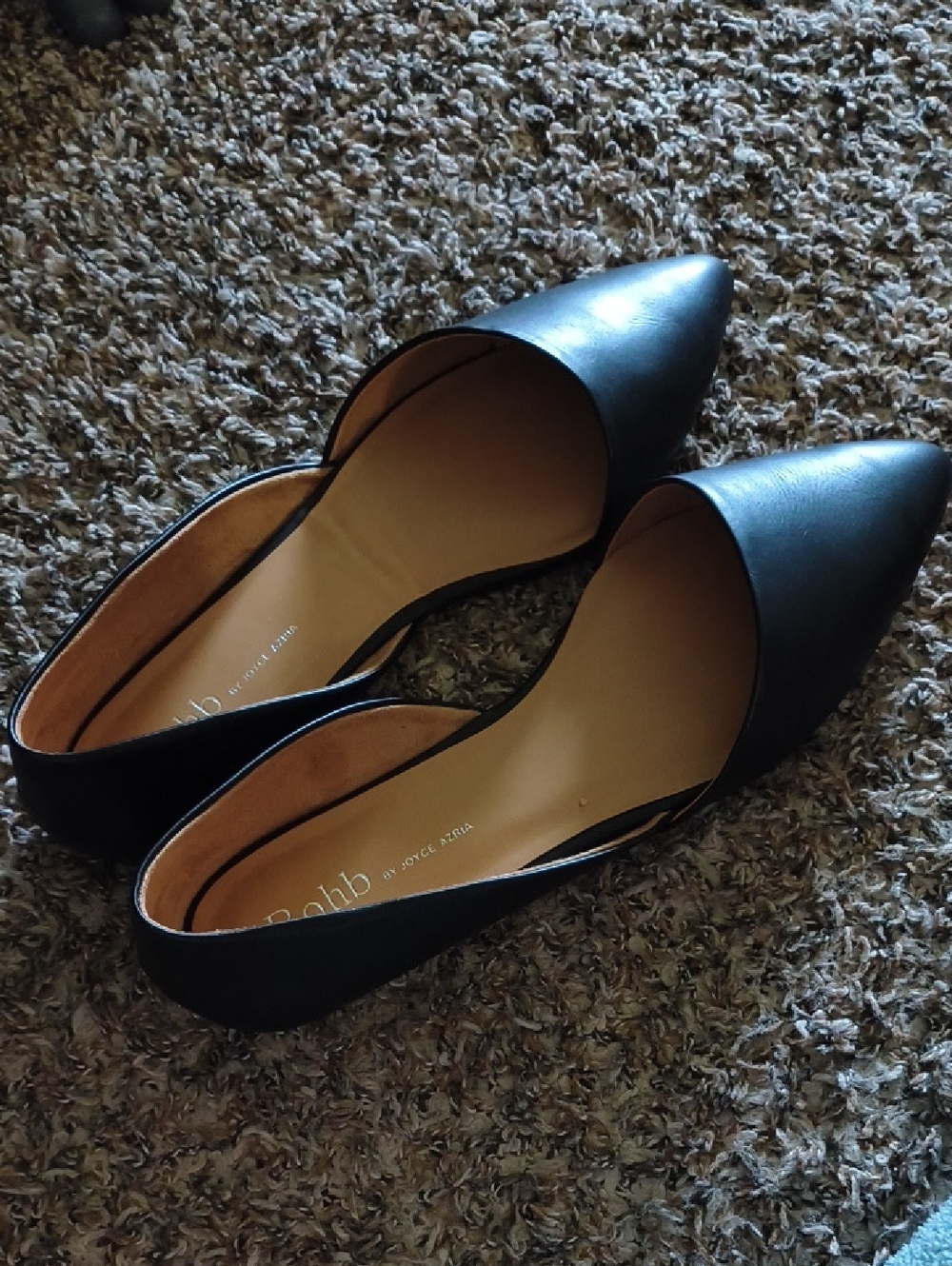 Brand New Pointed Toe Rohb By Joyce Azria Flats in Black